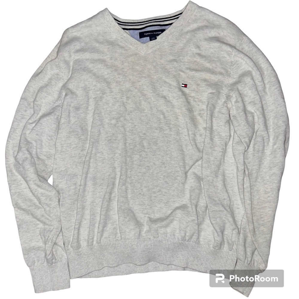 Grey Tommy Hilfiger Large Sweater
